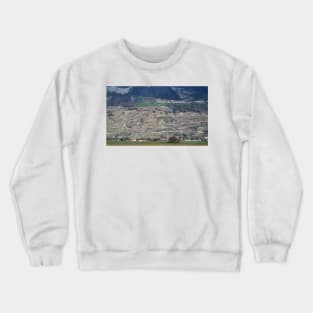 Swiss Landscape. Canton Valais. Crewneck Sweatshirt